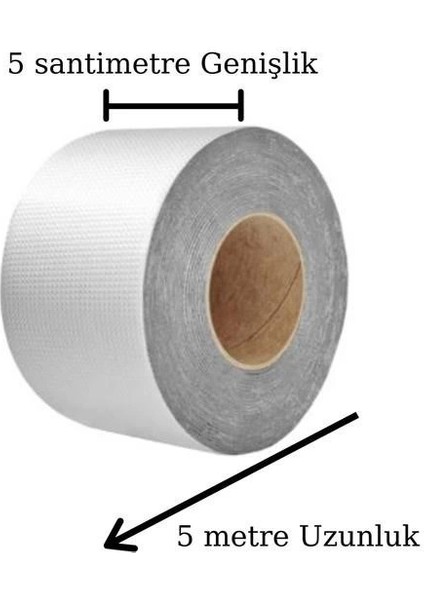 bfs yüksek sıcaklık dayanan su geçirmez çatı boru duvar yapışkan bant folyo 5 cm modelleri