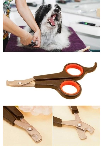 Bfs Küçük Çelik Uçlu Kedi Köpek Evcil Hayvan Tırnak Makası Pati Bakım Aleti Ergonomik Kaymaz Sap