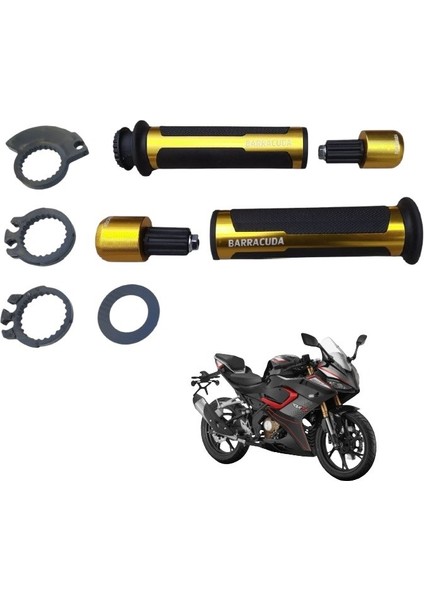 Rks SRK125 - Barracuda Elcik ve Tapa Set Gold