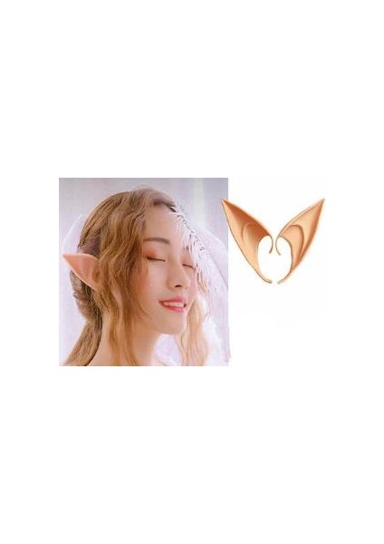Bfs Yumuşak Malzemeden Imal Lateks Elf Kulağı 1 Çift 10X5 cm modelleri