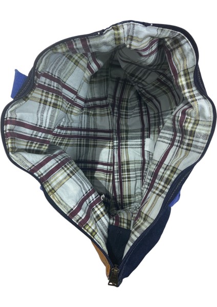 Vintage Salaş Çok Renkli Orta Boy Günlük Seyahat Gezi Omuz Çantası 36CMX34CM