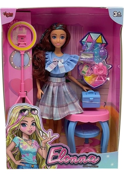 Bfs WG66956 -Vardem Kutulu Güzellik Masalı Çantalı Bebek Set 11,5 Inç