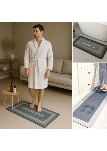 Bfs Sihirli Süper Su Emici Kaymaz Tabanlı Uzun Paspas 40*120 cm fırsatları