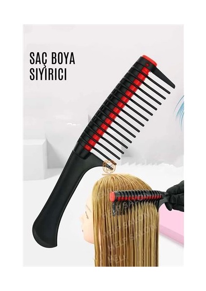 Boya Sıyırma Tarağı Profesyonel Kuaför Tarağı