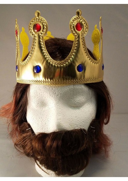Bfs Altın Renk Eva Malzemeden Imal Çocuk Kral Tacı 57 cm indirimleri