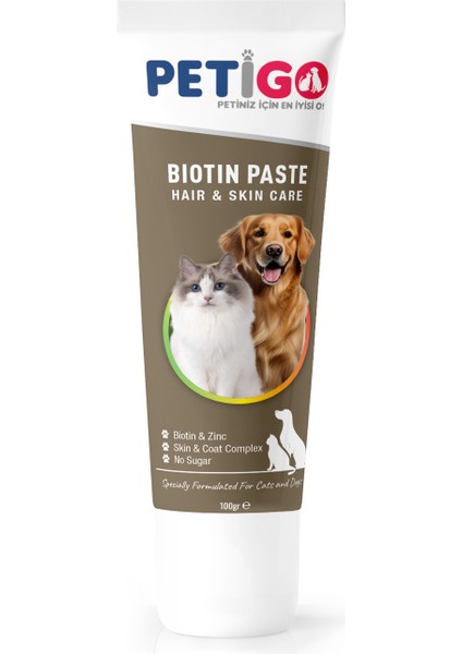 -Kedi ve Köpekler Için Tüy Yumağı Önleyici Malt Macunu - 100ML Tüy ve Deri Bakımı / Biotin Paste fiyatları