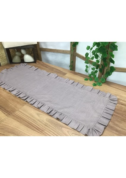 Fırfırlı Runner - 45*150 cm
