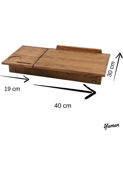 Orijinal Ahşap Katlanabilir Laptop ve Kitap Masası– Isim Yazılabilir, 3 Kademeli Ayarlanabilir fırsatları