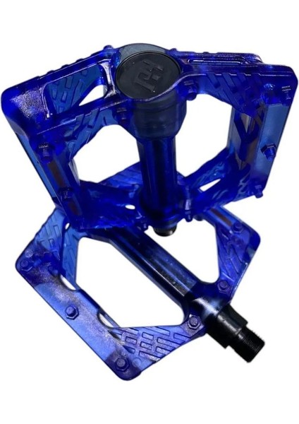 Evo Şeffaf Renkli Platform Geniş Pedal Platform Bisiklet Pedalı Reflektörlü modelleri