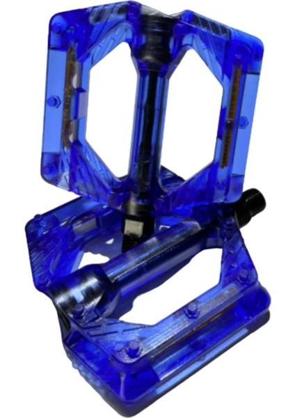 Evo Şeffaf Renkli Platform Geniş Pedal Platform Bisiklet Pedalı Reflektörlü fırsatları
