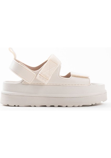 Zeta Premium Cırtlı Bej Kadın Sandalet fiyatları