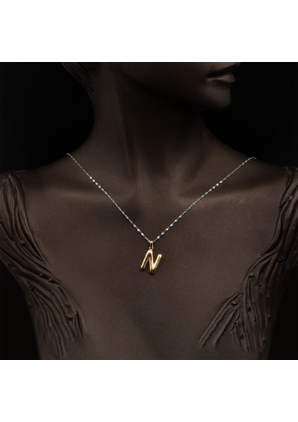 N Balon Harfi 14 Ayar Altın Kolye Ucu fiyatları