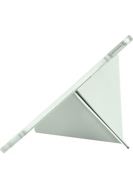 iPad Air 13 M2 / M3 Uyumlu Kılıf Kalem Bölmeli Tri Folding Standlı Arkası Silikon Uyku Modlu fırsatları