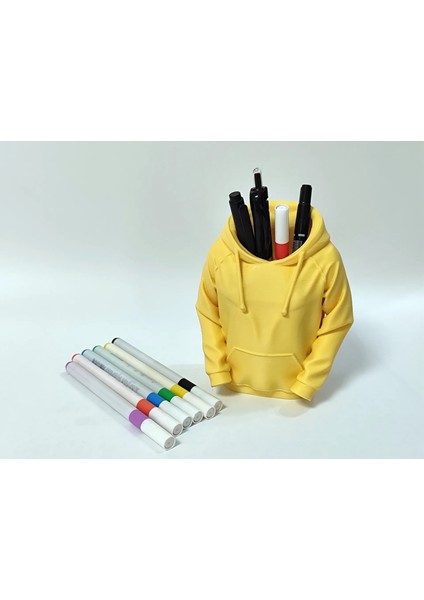 Sweatshirt Tasarımlı Kalemlik – Sarı fiyatları