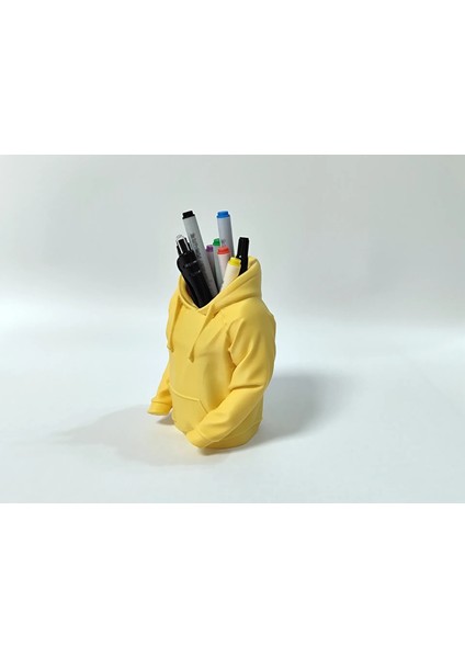 Sweatshirt Tasarımlı Kalemlik – Sarı