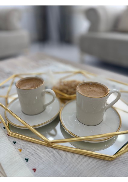 Derya 2 Kişilik Porselen Kahve Seti modelleri