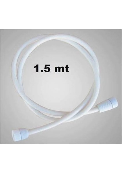 Şofben Plastik Duş Hortumu 1/2x1/2 150 cm