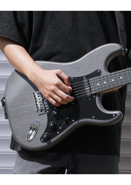 Dst-80 St Elektro Gitar Seti (Matton Black) fırsatları