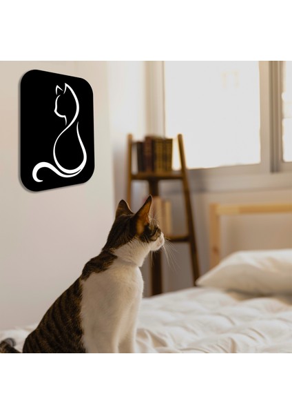 LED Işıklı Kişiselleştirilebilir Kedi Temalı Tablo Gayne Dekoratif Gece Lambası modelleri