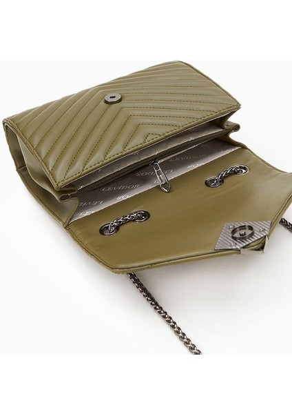 Haki Kadın Omuz Çantası 930076 Çanta indirimleri