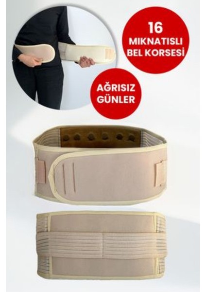 Manyetik Bel Destekli Kemer Bel Agrı Giderici Termal Kemer