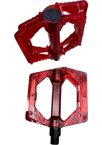 Şeffaf Renkli Platform Geniş Pedal Platform Bisiklet Pedalı Reflektörlü fiyatları