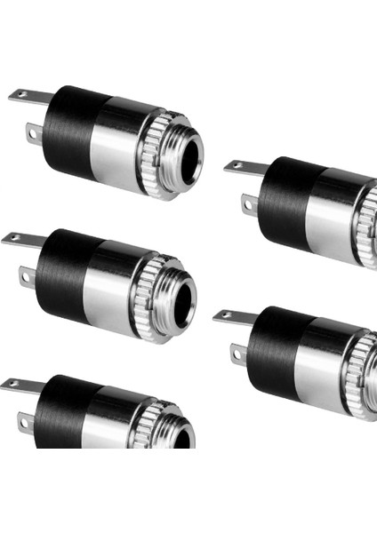 3.5 Mm Stereo Dişi Panel Tipi Metal Jack - 5 Adet