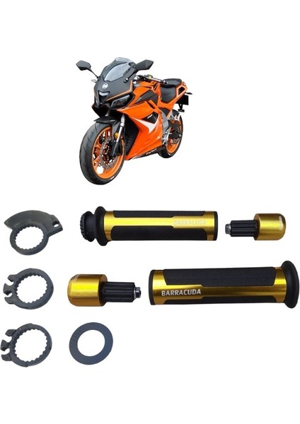 Yuki Gp-1 Taro - Barracuda Elcik ve Tapa Set Gold