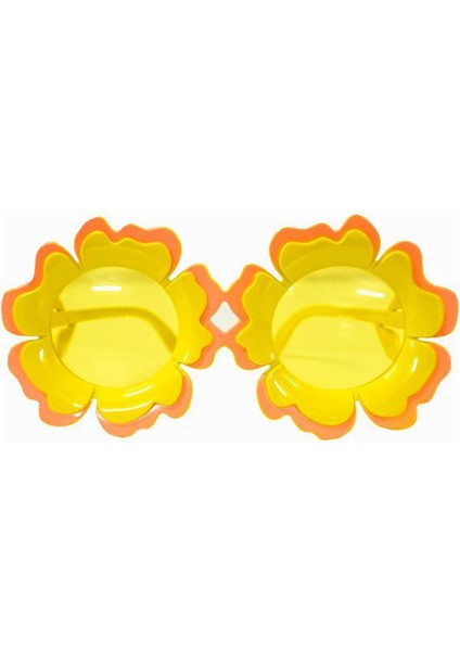 Şekilli Tcu Sarı Renkli Hawaii Konsept Parti Gözlüğü 15X7 cm fiyatları