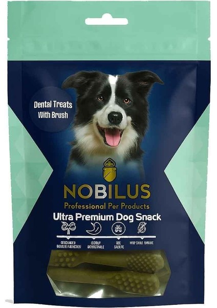 Dental Köpek Diş Temizleyici Ödül Maması Fırça Şekilli 80 gr