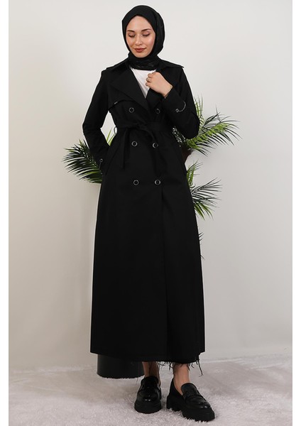 Algın Trençkot Siyah fiyatları