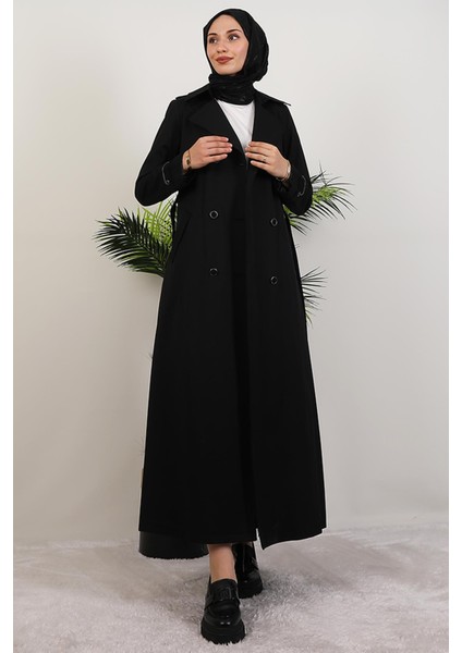 Algın Trençkot Siyah modelleri