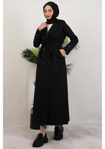 Algın Trençkot Siyah fırsatları