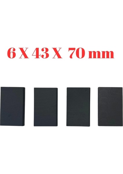 Kuru Süt Sağım Makinesi Kömür Paleti 6.00*43*70 mm (4 Adet) fiyatları