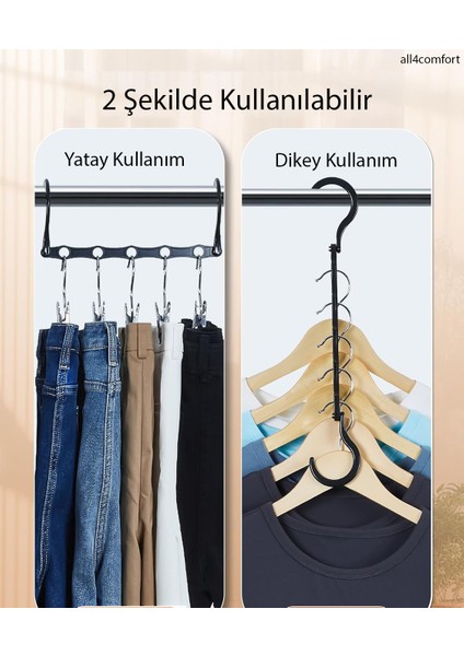 Çok Fonksiyonlu Askı, Sihirli Askı, Dolap Içi Askı Çoğaltıcı, Askı Düzenleyici fiyatları
