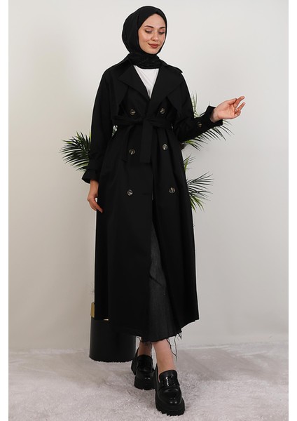 Beria Trençkot Siyah fiyatları