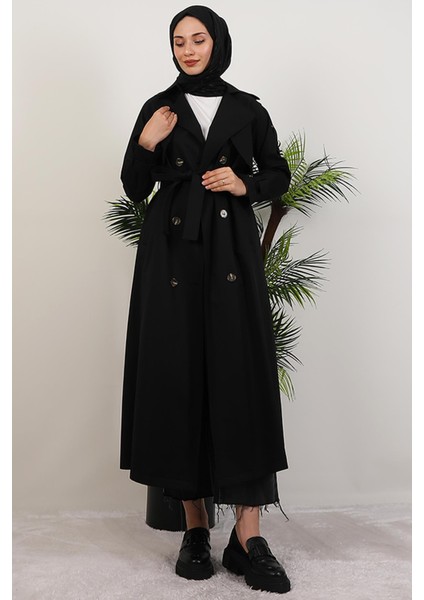 Beria Trençkot Siyah fırsatları