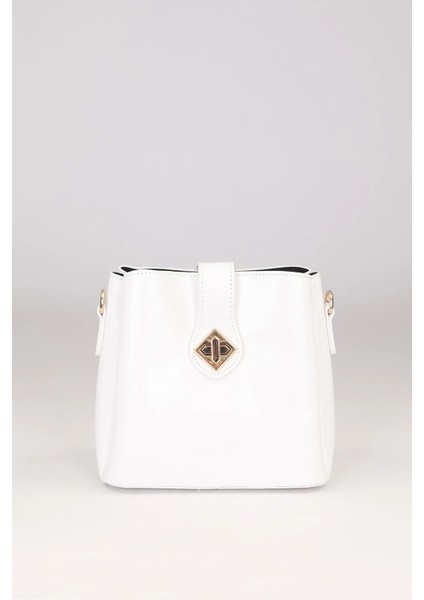 Beyaz Rugan Kadın Omuz Çantası 930167 Çanta modelleri