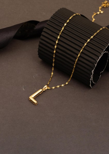 14 Ayar Altın Balon L Harfi Kolye fırsatları