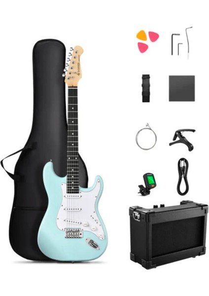 Dst-80 St Elektro Gitar Seti (Surf Green)