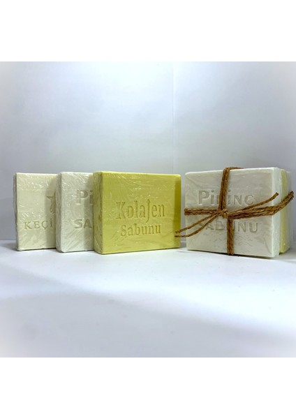 Kırışıklığa Çözüm Sabun Seti 3 Lü Doğal Kolajen - Keçi Sütlü - Pirinç