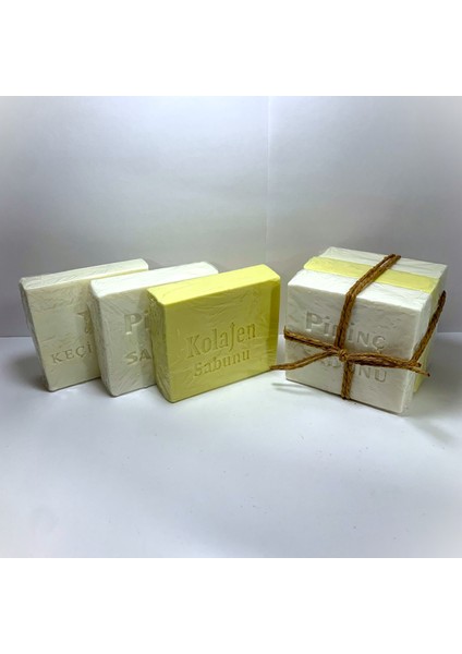 Kırışıklığa Çözüm Sabun Seti 3 Lü Doğal Kolajen - Keçi Sütlü - Pirinç