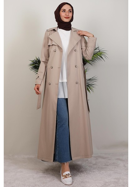 Algın Trençkot Krem