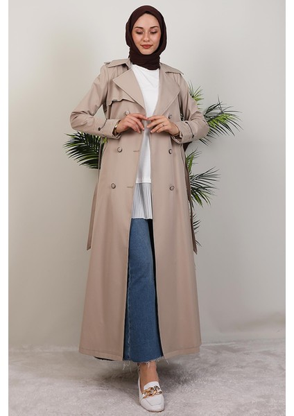 Algın Trençkot Krem fırsatları