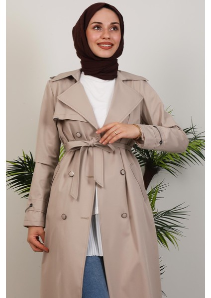 Algın Trençkot Krem indirimleri