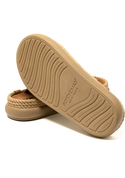 SYDOR12-00037 Bohonomad Sydney Örgü Kadın Terlik Latte