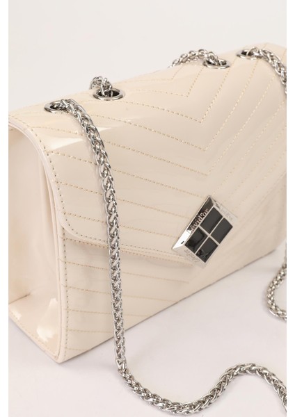 Krem Rugan Kadın Omuz Çantası 930076 Çanta fiyatları