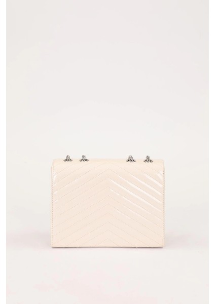 Krem Rugan Kadın Omuz Çantası 930076 Çanta indirimleri