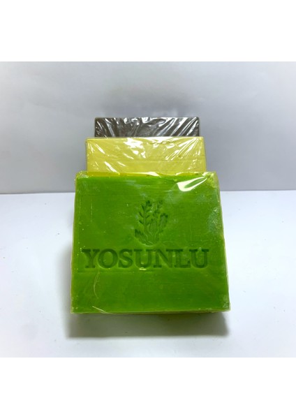 Akne Karşıtı Sabun Seti Doğal 3lü Kükürtlü - Yosunlu -Ardıç Özlü modelleri