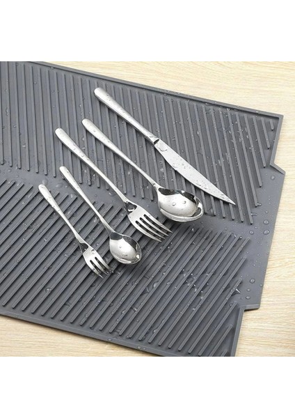 Bfs Büyük Bulaşık Kurutma Matı,silikon Bulaşık Kurutma Matı Çok Amaçlı Tezgah Üstü Mat indirimleri